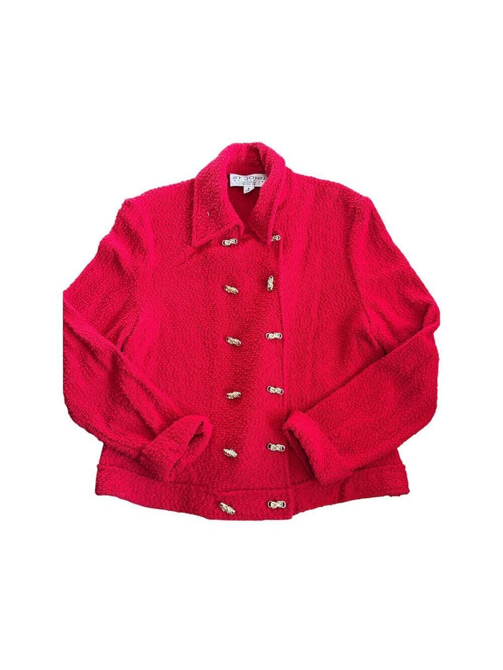 St. John Collection Knit Cardigan Blazer w/ Imperfections